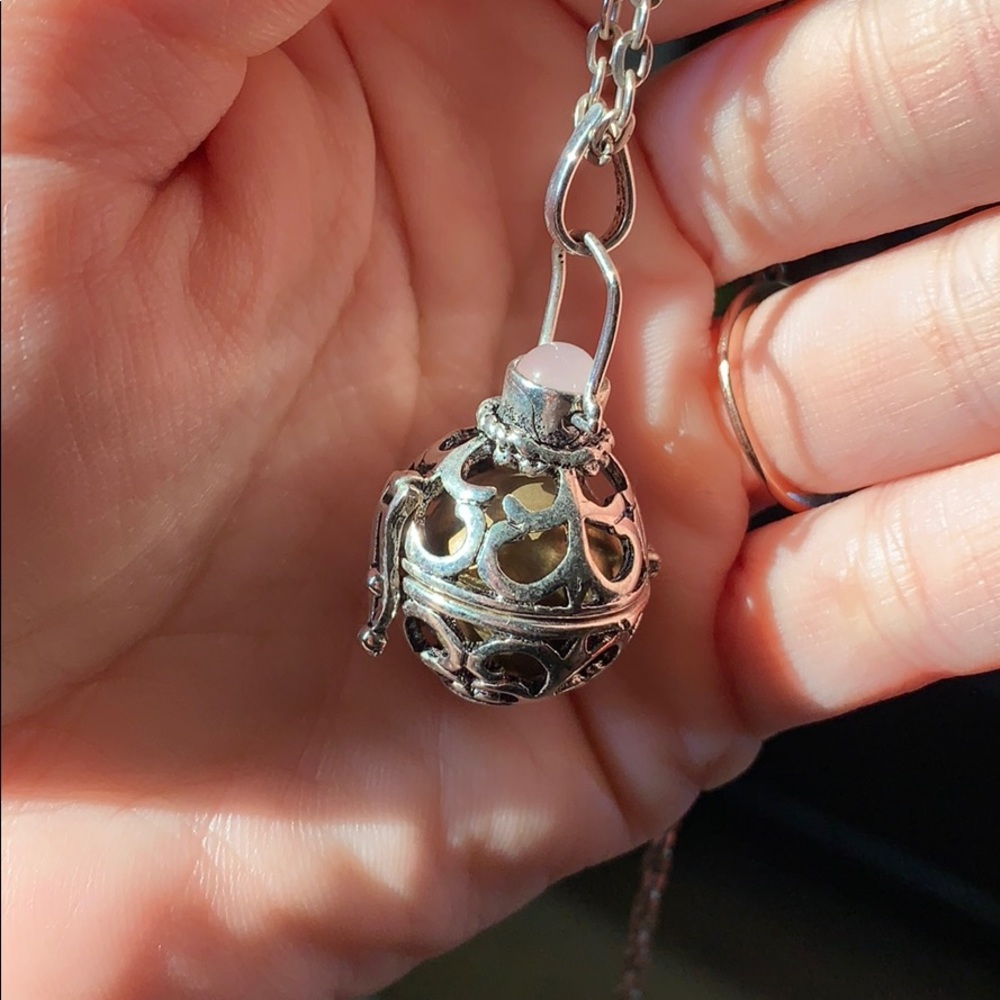Boho bell necklace
